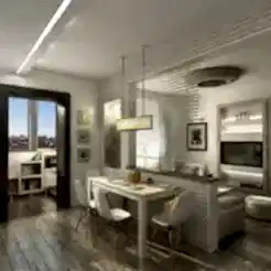 ДИЗАЙНЕРСКИЙ РЕМОНТ КВАРТИРЫ НА КРЕСТОВСКОМ ОСТРОВЕ В АЛМАТЫ