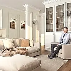 ДИЗАЙН ИНТЕРЬЕРА КВАРТИРЫ В ЖК АЛМАТИНСКИЙ КВАРТАЛ (2) (АЛМАТЫ, АЛМАТИНСКИЙ РАЙОН)